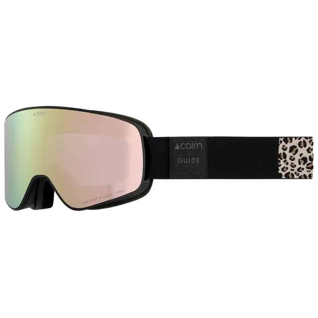Cairn Magnitude CLX3 skidglasögon matte black leopard magnetlins