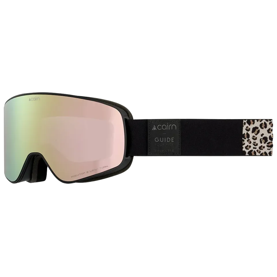 Cairn Magnitude CLX3 skidglasögon matte black leopard magnetlins