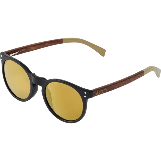 Cairn Sport Hype solglasögon mat black gold kategori 3