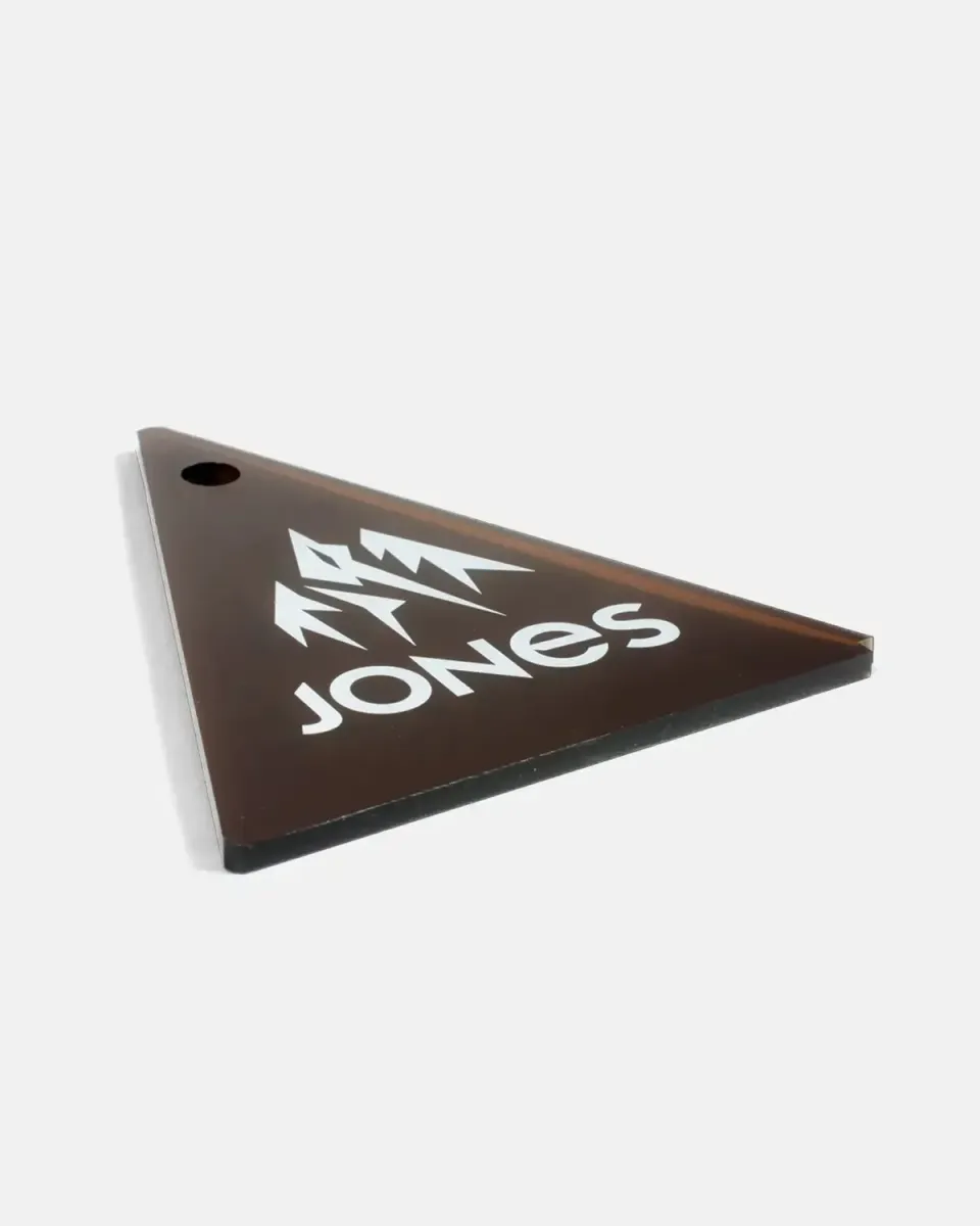 Jones Snowboard Wax Scraper 20 vallaskrapa svart trekantig