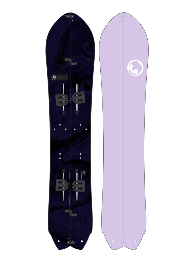 Burton 3D Fish splitboard 156 Flat Top puder