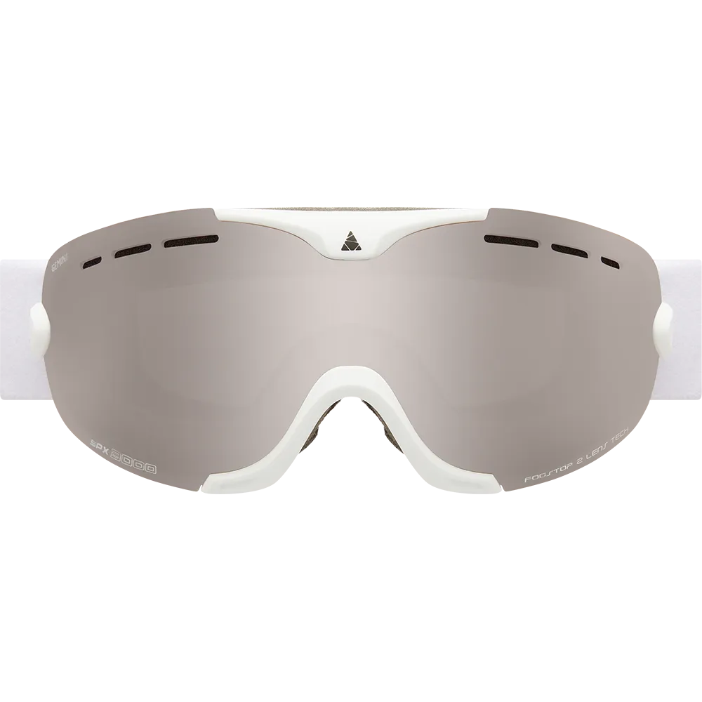 Cairn Gemini SPX3 skidglasögon matt vit silver kat 3
