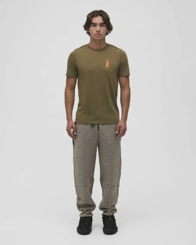 Black Crows Merino t-shirt herr svart S kort ärm luktfri