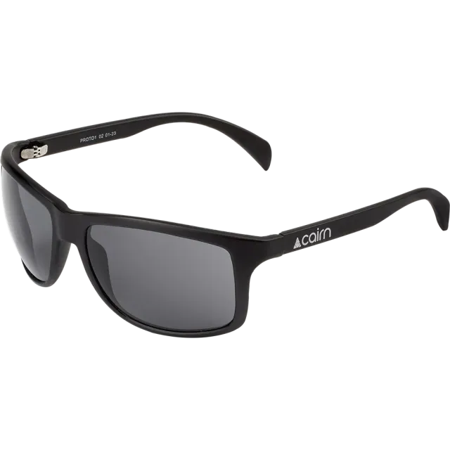 Cairn Takao Polarized solglasögon mat black silver polariserade