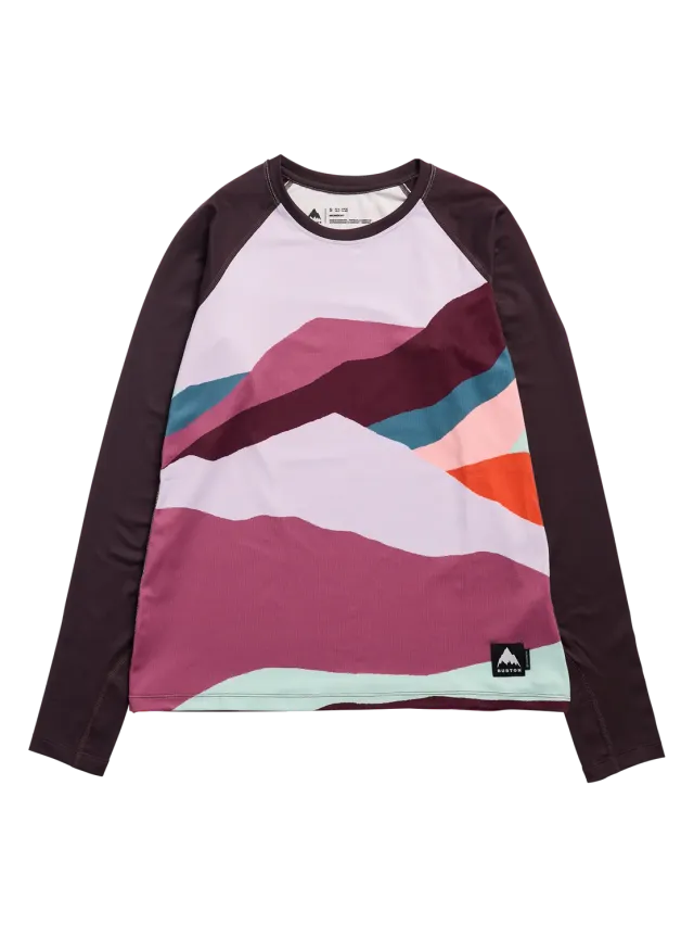 Burton Roadie baslager t-shirt dam Shockwave Floral luktfri