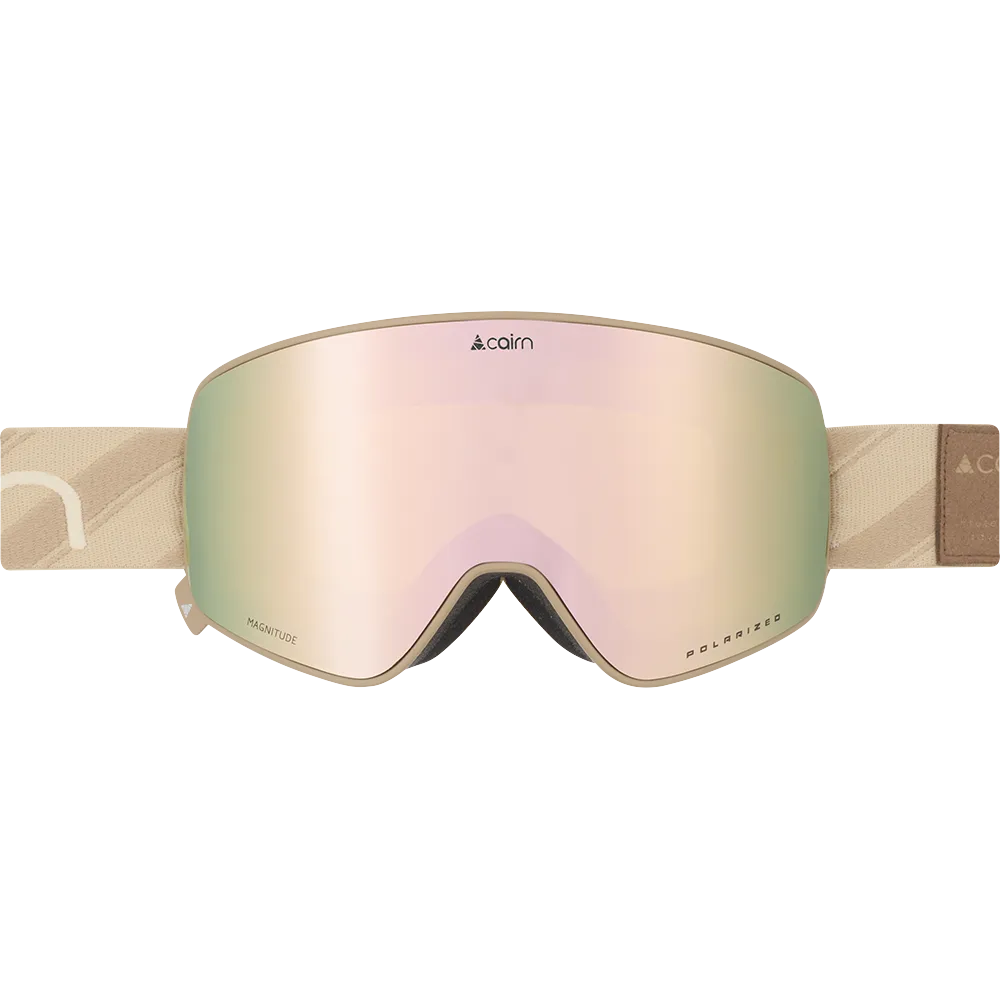 Cairn Magnitude CLX3 skidglasögon biscuit polariserade