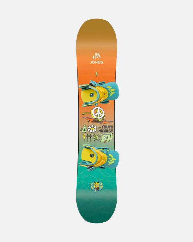 Jones Prodigy Package snowboard barn med bindning