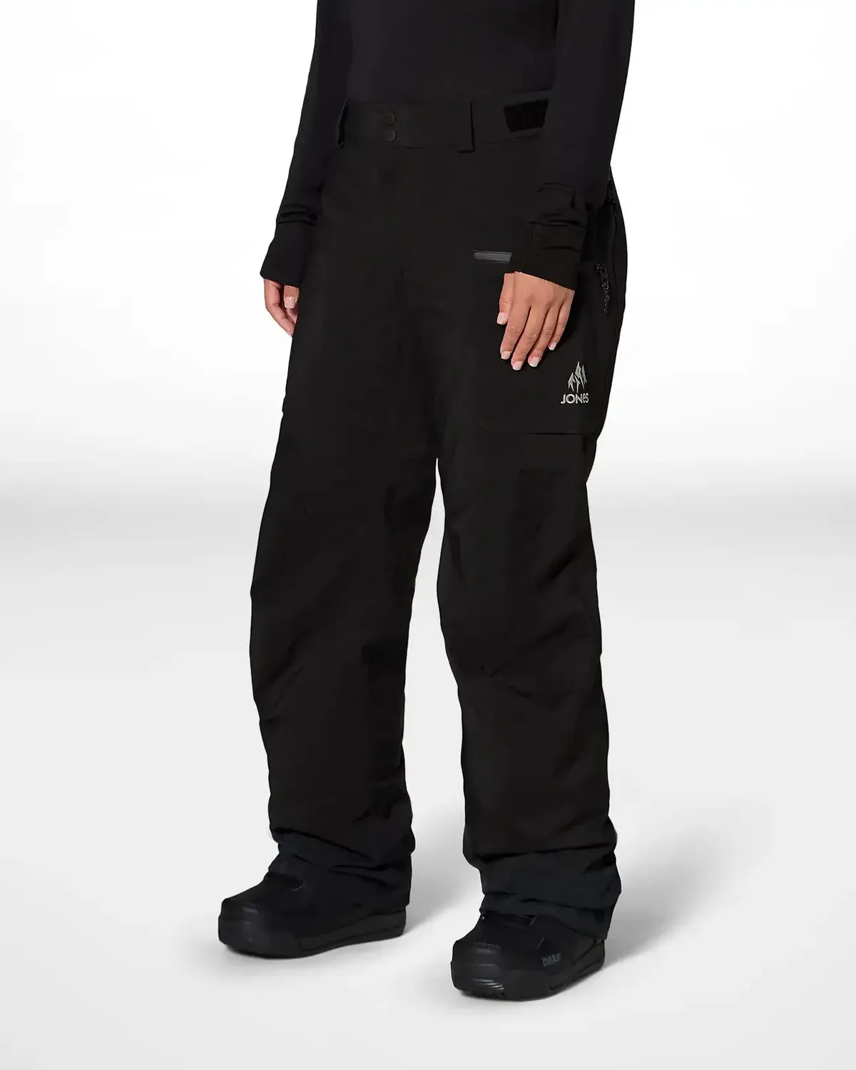 Jones Deeper Gore-Tex skidbyxa dam stealth black S
