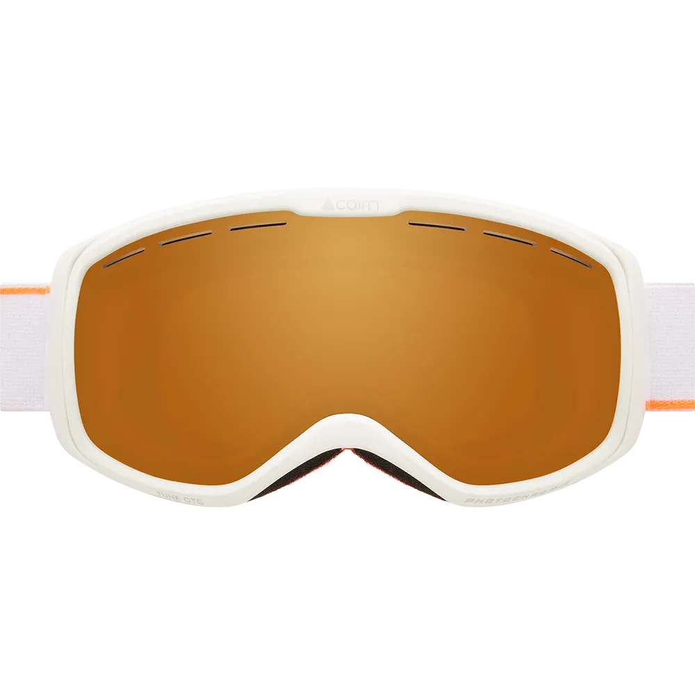 Cairn Funk OTG skidglasögon mat white orange fotokromatisk