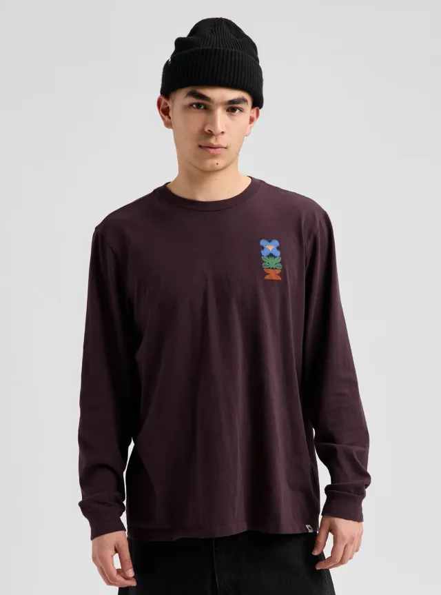 Burton Yeasayer 27 långärmad t-shirt Chinchilla Gray bomull