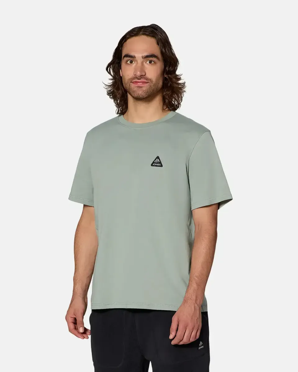 Jones Sierra Organic t-shirt Glacier Gray ekologisk