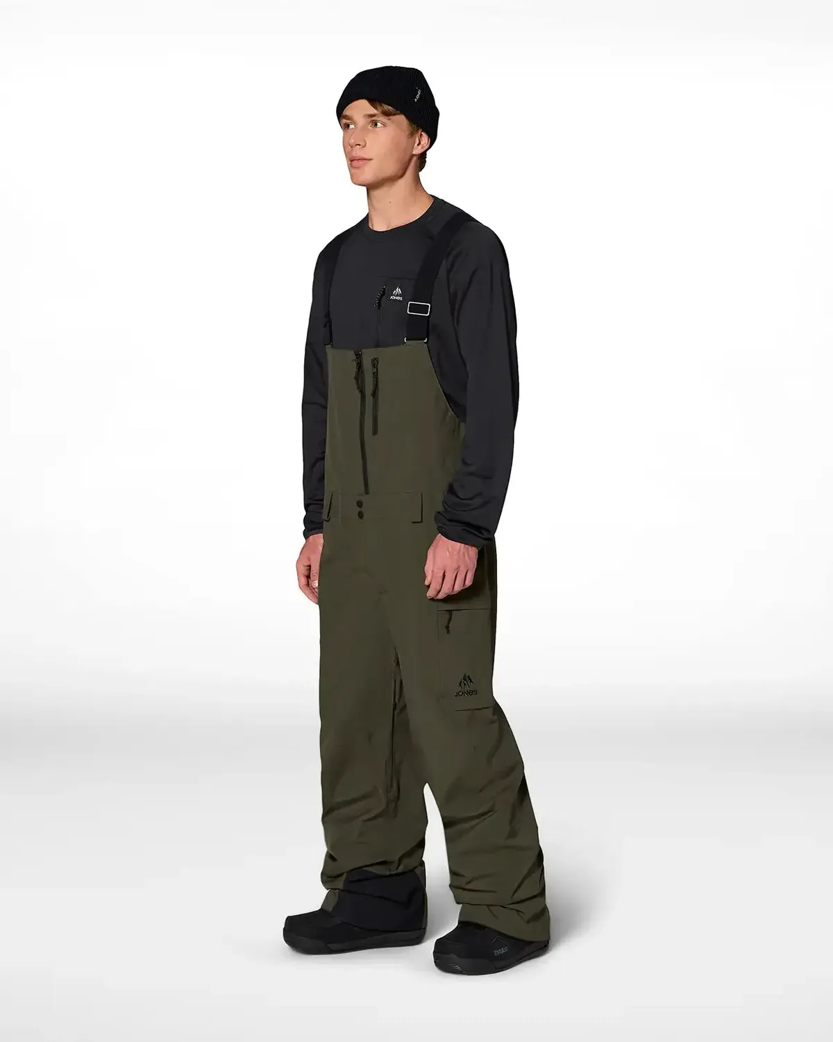 Jones MTN Surf bibbyxa herr Stealth Black vattentät