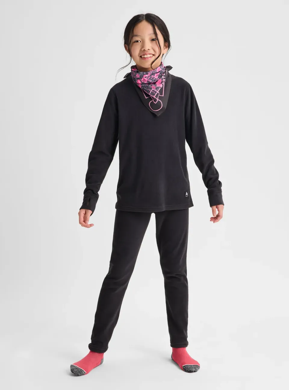 Burton Fleece Base Layer underställsset barn True Black fleece