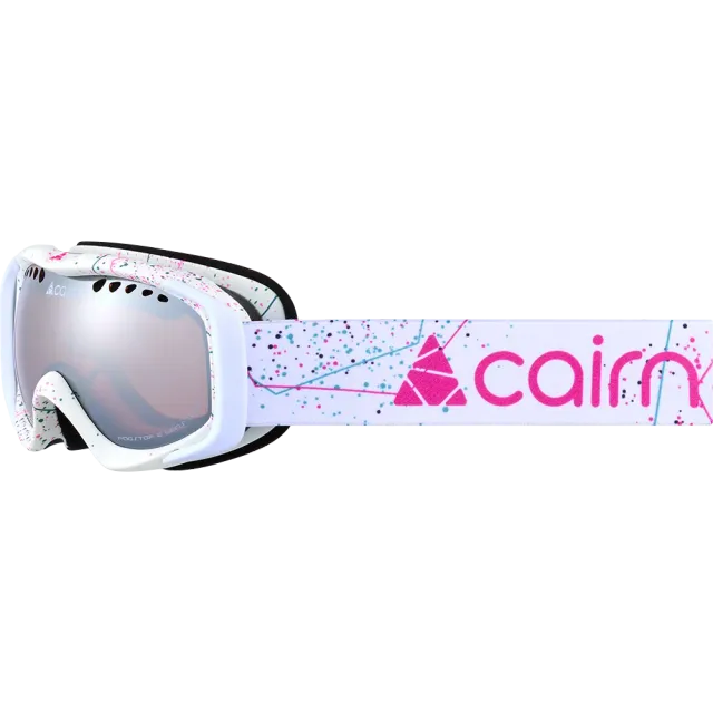 Cairn Mate SPX3 skidglasögon white spray unisex