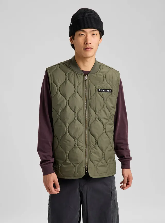 Burton Quilted Synthetic Puffer väst Orange Popsicle varm