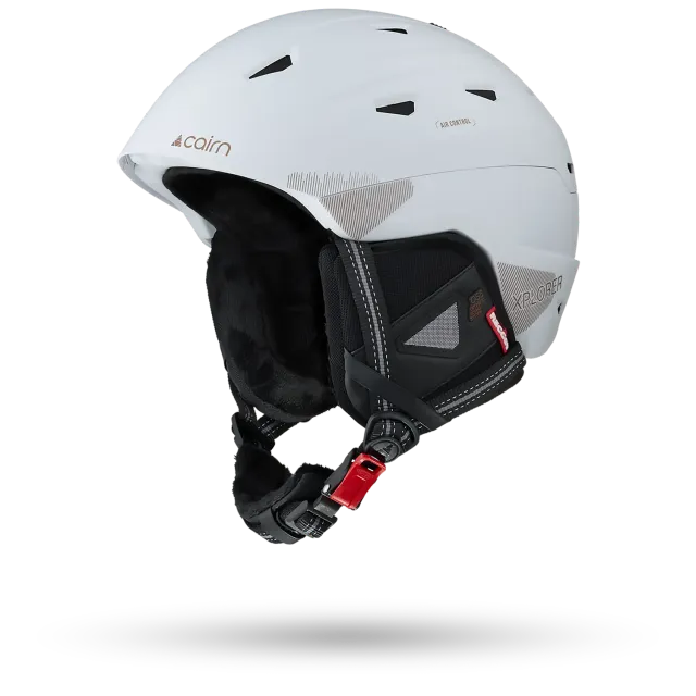 Cairn Xplorer Pure skidhjälm mat white RECCO