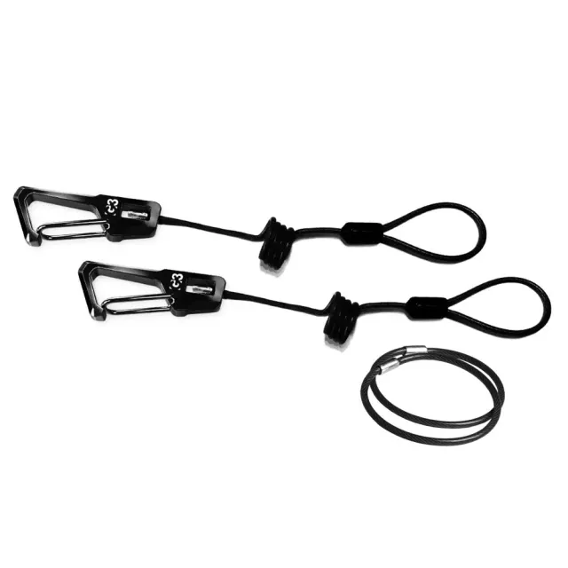 Original Guide Ski Leash Coiled 2-pack G3 stålwire