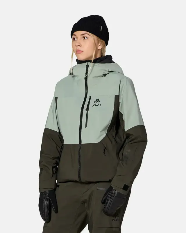 Jones Deeper GORE-TEX Jacka Dam Grön Isolerad
