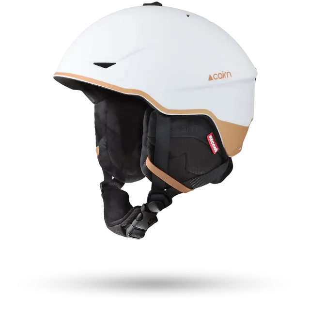 Cairn Rise Pure skidhjälm white Recco freeride