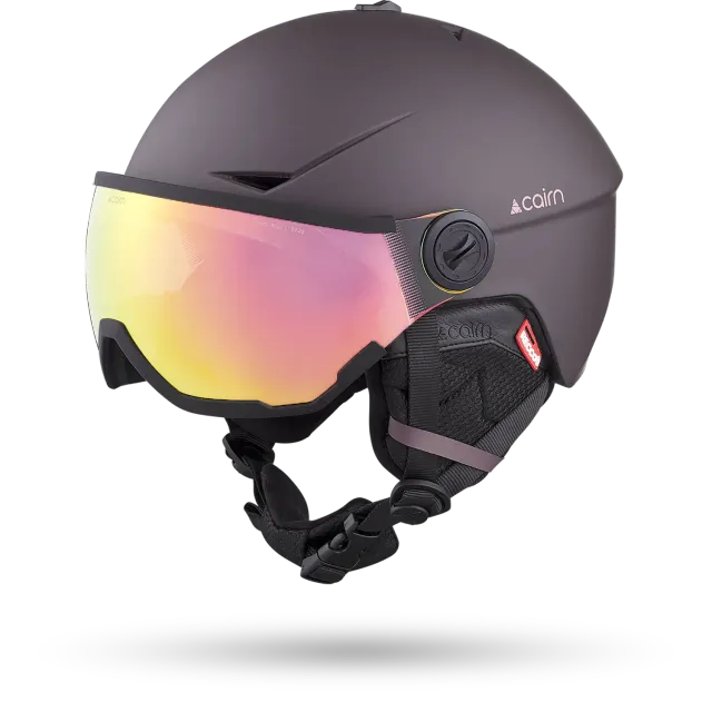 Cairn Rise II Visor skidhjälm matte plum visir