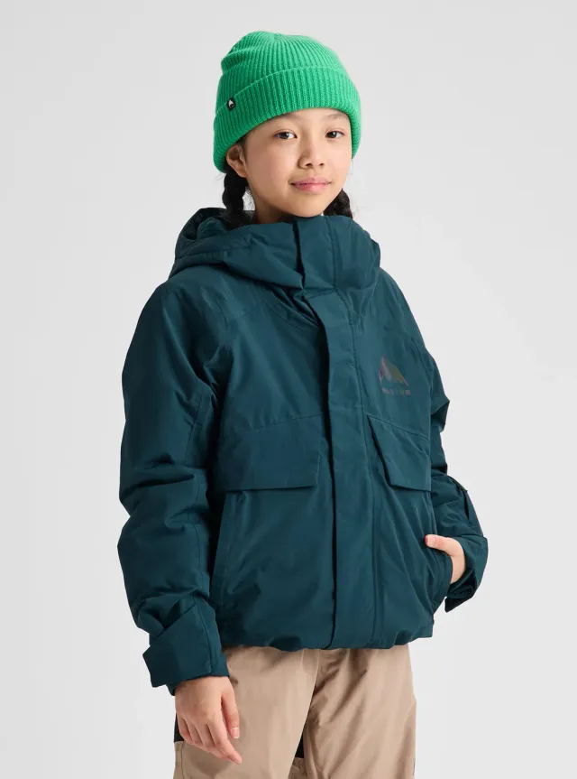 Burton Ascutney 2L barn skidjacka Moondust Purple varm