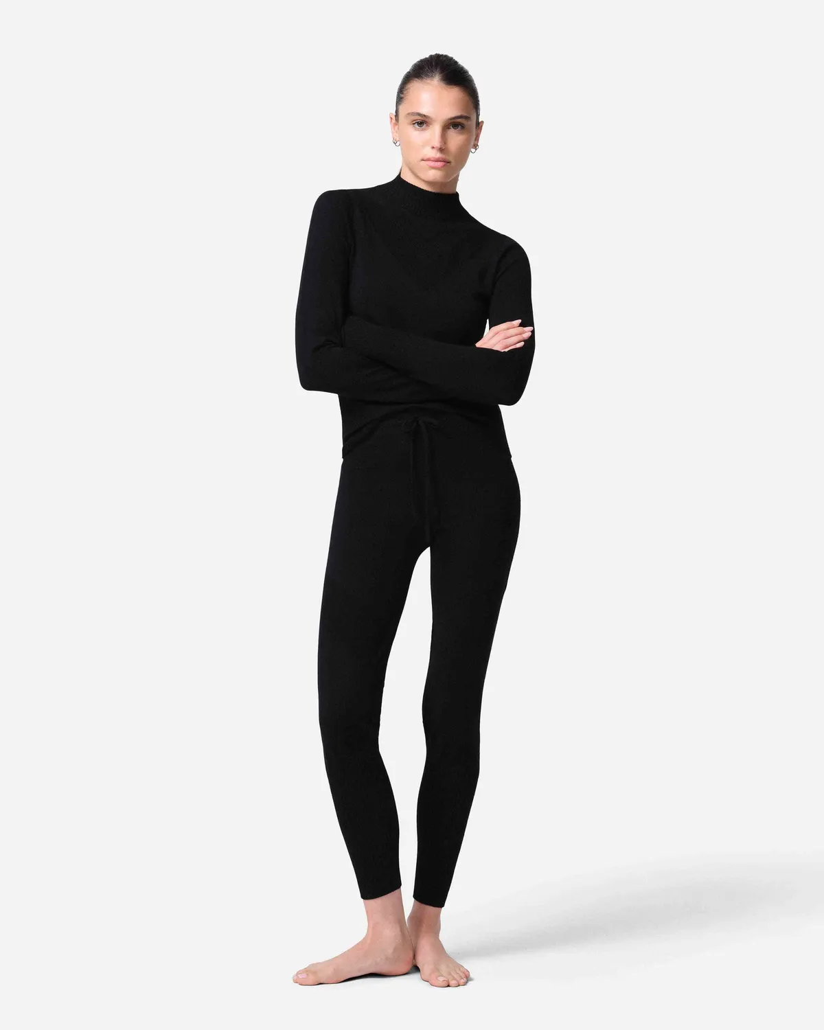 Black Crows Forma merino leggings dam svart sömlös