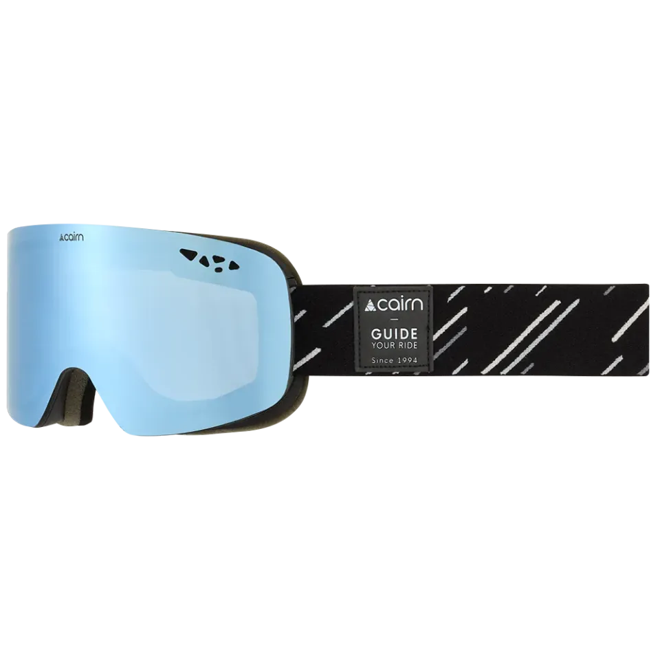 Cairn Origin Pure CLX3 skidglasögon svart blå kat 3
