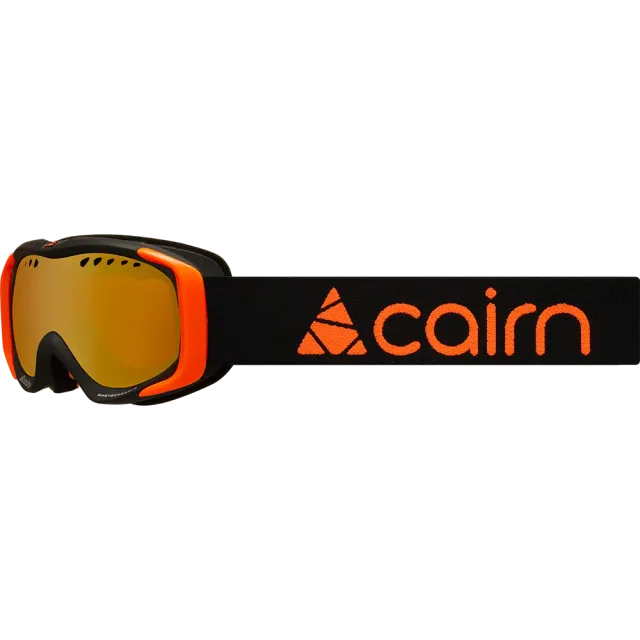 Cairn Booster SPX skidglasögon junior black orange fotokromatiska