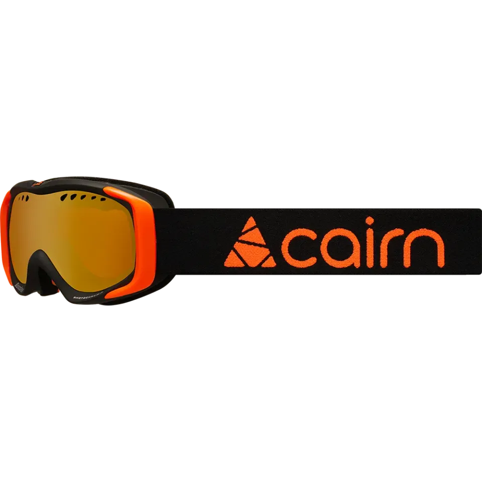 Cairn Booster SPX skidglasögon junior black orange fotokromatiska