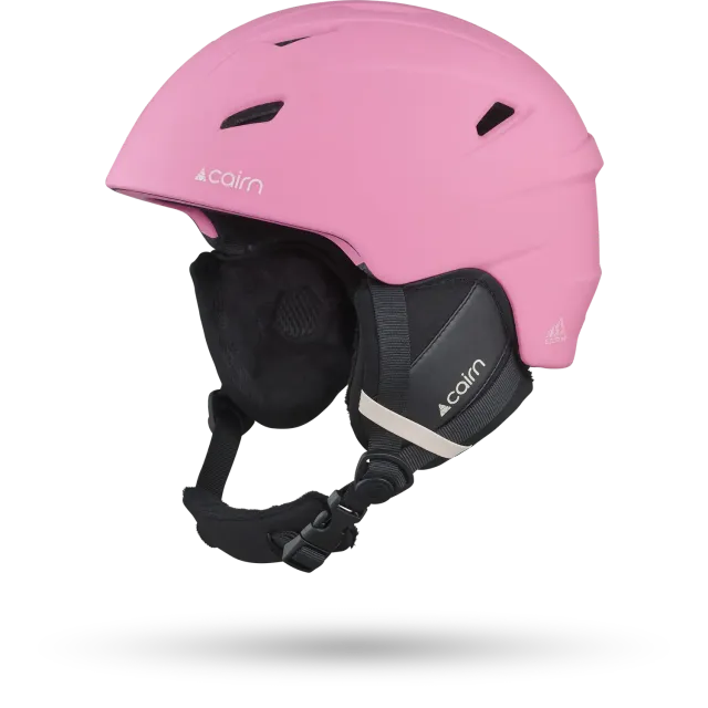 Cairn Electron J junior skidhjälm mat pink justerbar
