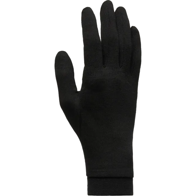 Cairn Silk Gloves J innerhandskar svart siden barn