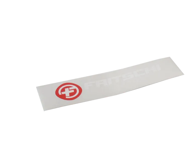 Fritschi dekal klistermärke 142x35 mm vit