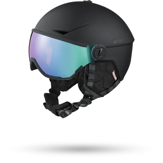 Cairn Rise Visor skidhjälm svart kameleont