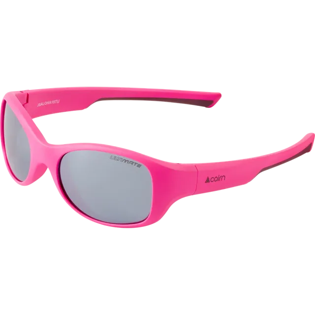 Cairn Aloha Mat barnsolglasögon Neon Pink täckande